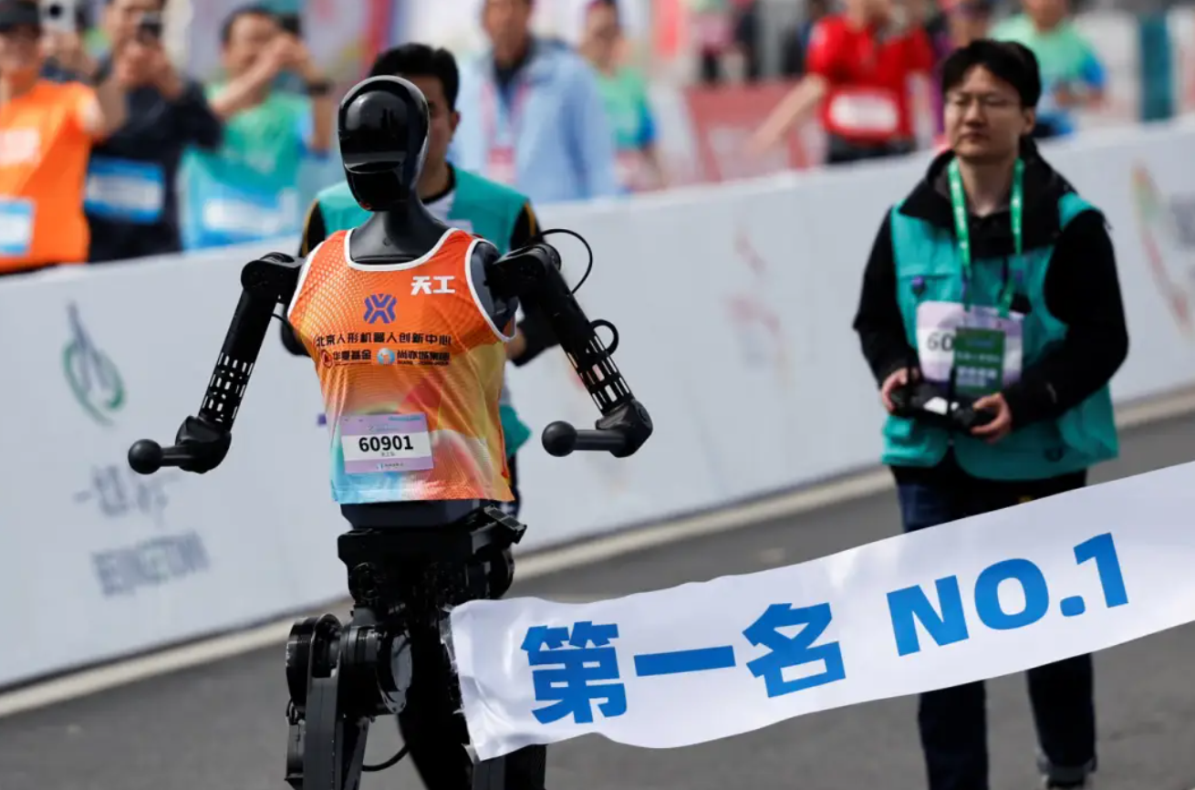Un semi-marathon humanoïde
