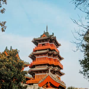 Photo d'un temple orientale