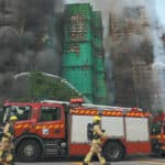 Plusieurs pompiers en Chine