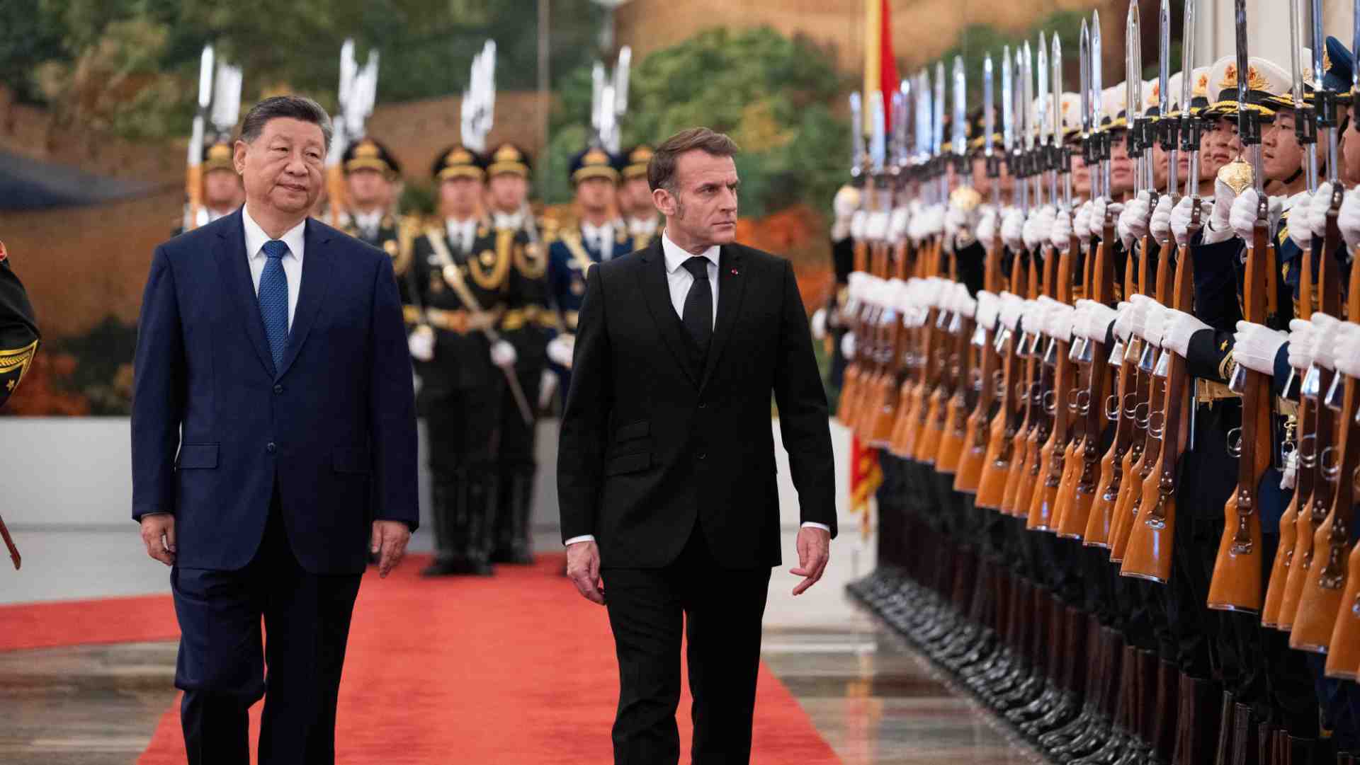 Salutations au président français