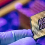 Photo d'une micropuce