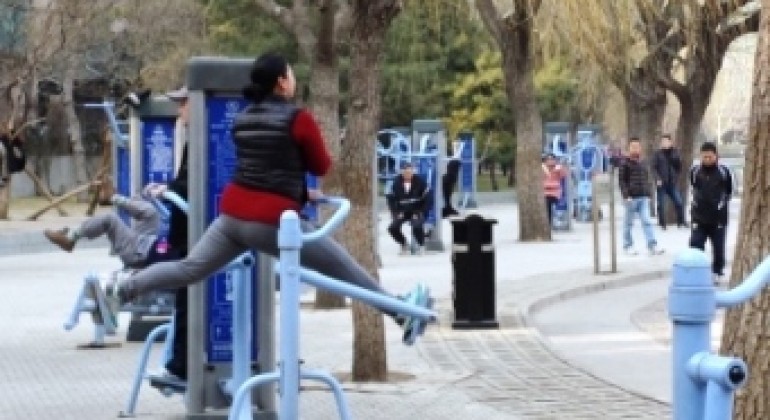 Un dimanche « ordinaire » au parc Tuanjiehu (Pékin)