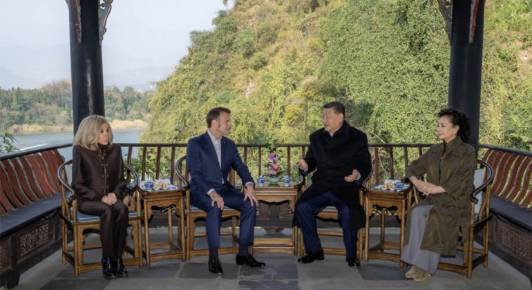 La visite d’Emmanuel Macron, vue de Chine
