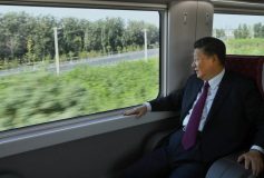 Xi Jinping prend le train